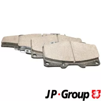 Jeu de 4 plaquettes de frein avant JP GROUP 1163607310