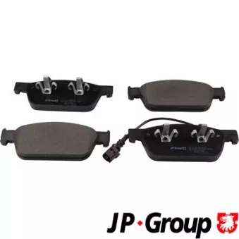 Jeu de 4 plaquettes de frein avant JP GROUP 1163613010