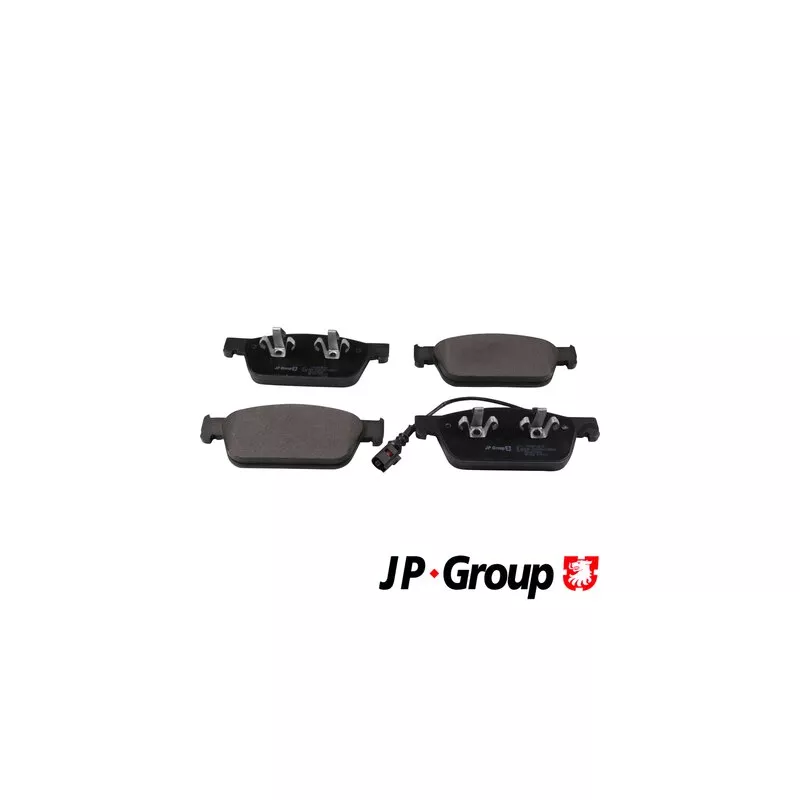 Jeu de 4 plaquettes de frein avant JP GROUP 1163613010