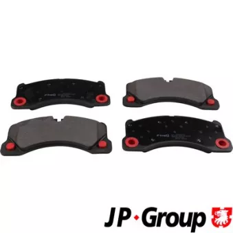 Jeu de 4 plaquettes de frein avant JP GROUP 1163613210
