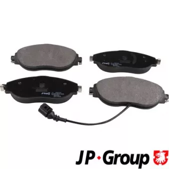 Jeu de 4 plaquettes de frein avant JP GROUP 1163613310