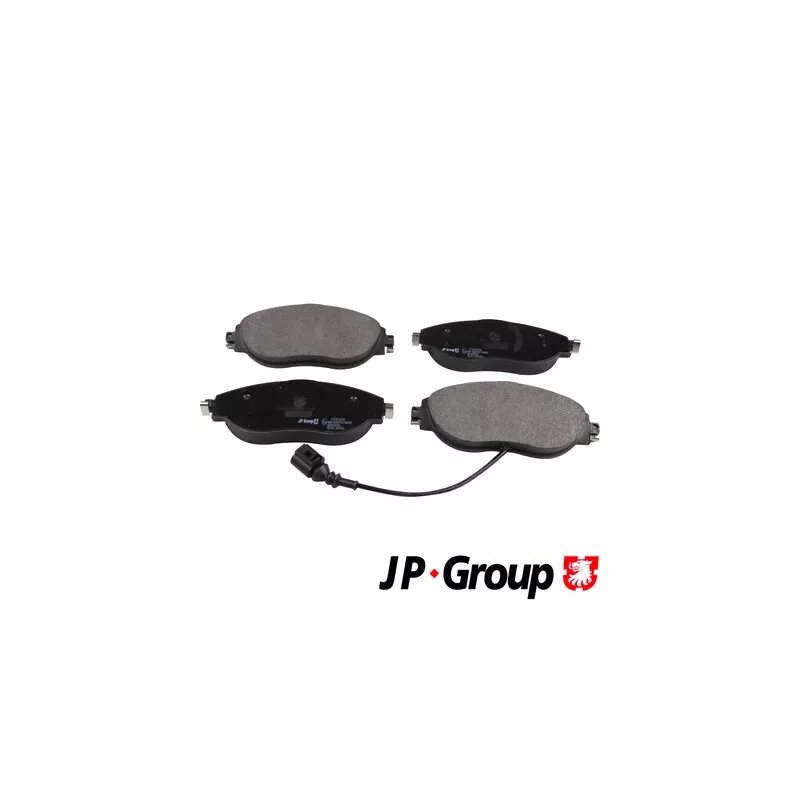 Jeu de 4 plaquettes de frein avant JP GROUP 1163613310