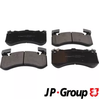 Jeu de 4 plaquettes de frein avant JP GROUP 1163613410