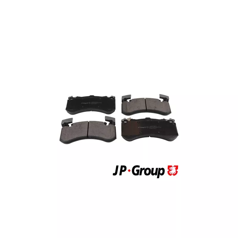Jeu de 4 plaquettes de frein avant JP GROUP 1163613410
