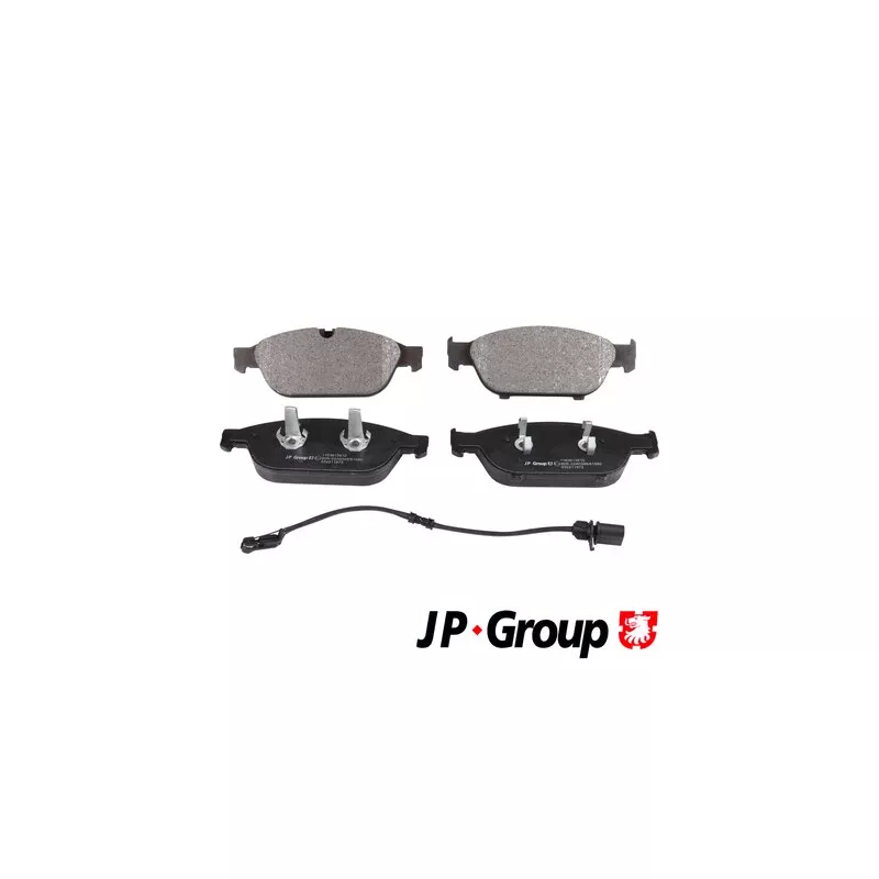 Jeu de 4 plaquettes de frein avant JP GROUP 1163613610