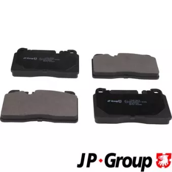 Jeu de 4 plaquettes de frein avant JP GROUP 1163613810