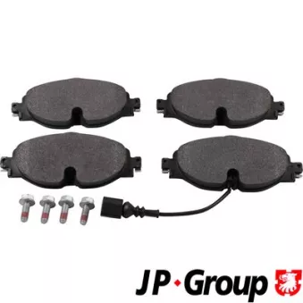 Jeu de 4 plaquettes de frein avant JP GROUP 1163613910