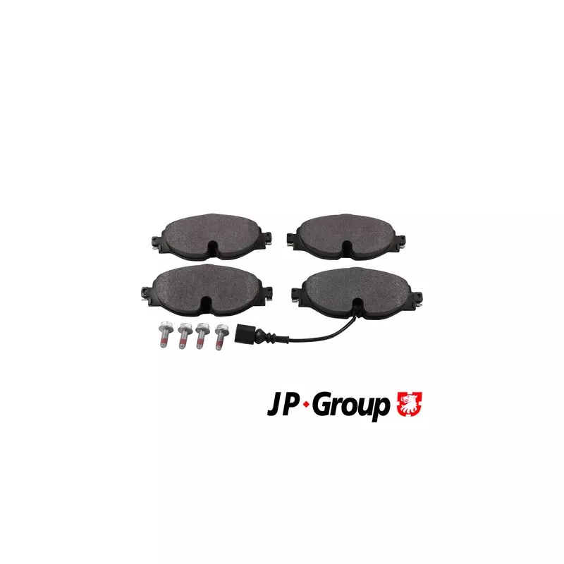 Jeu de 4 plaquettes de frein avant JP GROUP 1163613910