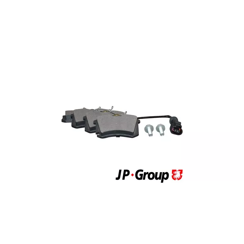 Jeu de 4 plaquettes de frein arrière JP GROUP 1163705910