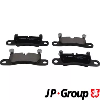 Jeu de 4 plaquettes de frein arrière JP GROUP 1163708410