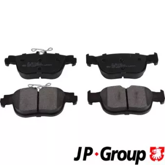 Jeu de 4 plaquettes de frein arrière JP GROUP 1163713810