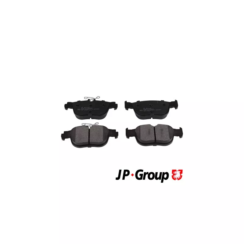 Jeu de 4 plaquettes de frein arrière JP GROUP 1163713810