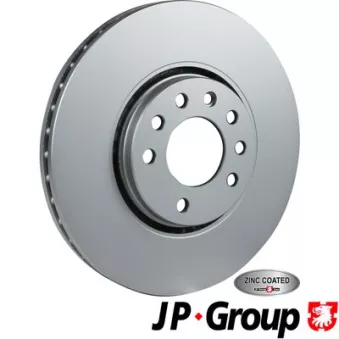 Jeu de 2 disques de frein avant JP GROUP 1263100400