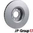 Jeu de 2 disques de frein avant JP GROUP 1263100400 - Visuel 2