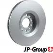 Jeu de 2 disques de frein avant JP GROUP 1263100500 - Visuel 2