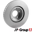 Jeu de 2 disques de frein avant JP GROUP 1263101300 - Visuel 2