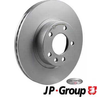 Jeu de 2 disques de frein avant JP GROUP 1263101600