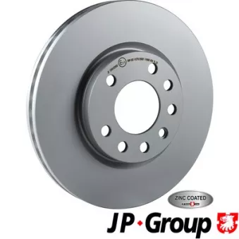Jeu de 2 disques de frein avant JP GROUP 1263102900