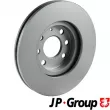 Jeu de 2 disques de frein avant JP GROUP 1263104100 - Visuel 2
