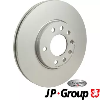 Jeu de 2 disques de frein avant JP GROUP 1263104300