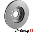Jeu de 2 disques de frein avant JP GROUP 1263104400 - Visuel 2