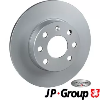 Jeu de 2 disques de frein avant JP GROUP 1263104500