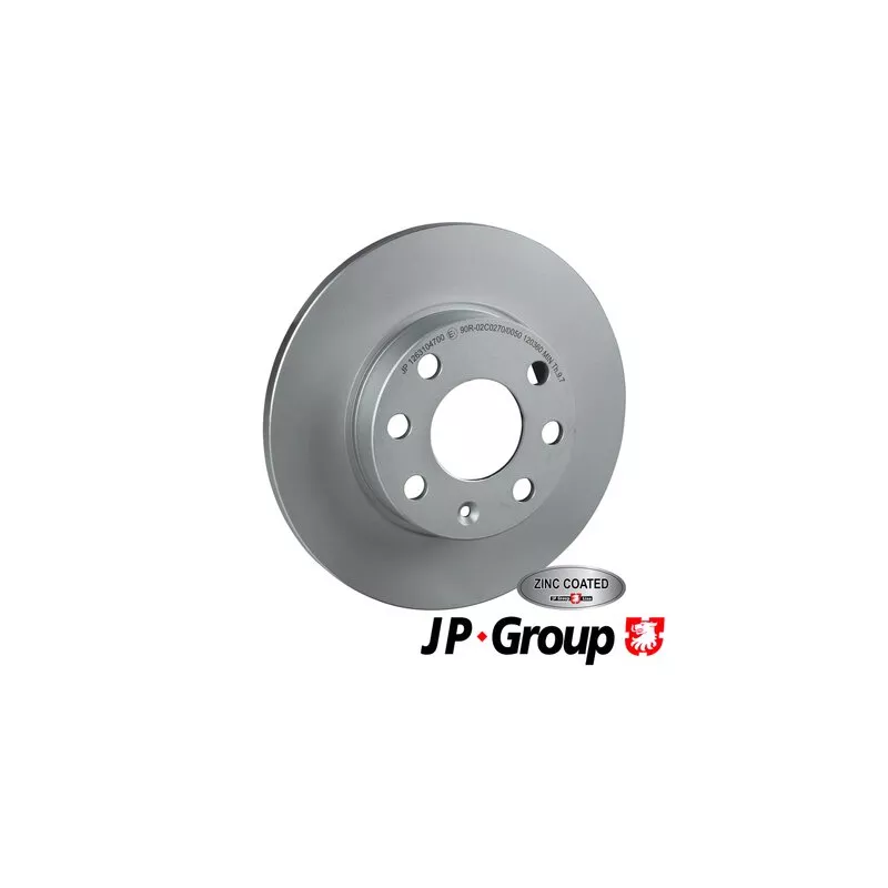 Jeu de 2 disques de frein avant JP GROUP 1263104700