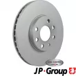 Jeu de 2 disques de frein avant JP GROUP 1263105100 - Visuel 1
