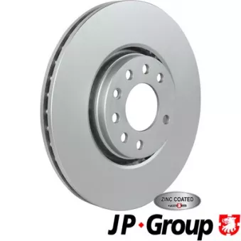 Jeu de 2 disques de frein avant JP GROUP 1263105300