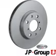 Jeu de 2 disques de frein avant JP GROUP 1263106000 - Visuel 1