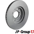 Jeu de 2 disques de frein avant JP GROUP 1263106000 - Visuel 2