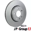 Jeu de 2 disques de frein avant JP GROUP 1263106200 - Visuel 1