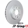 Jeu de 2 disques de frein avant JP GROUP 1263106400 - Visuel 1
