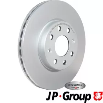 Jeu de 2 disques de frein avant JP GROUP 1263106400