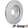Jeu de 2 disques de frein avant JP GROUP 1263106400 - Visuel 2