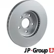 Jeu de 2 disques de frein avant JP GROUP 1263106500 - Visuel 2