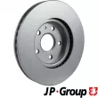 Jeu de 2 disques de frein avant JP GROUP 1263106700 - Visuel 2