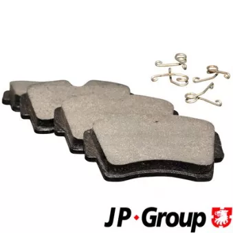 Jeu de 4 plaquettes de frein avant JP GROUP 1263601510