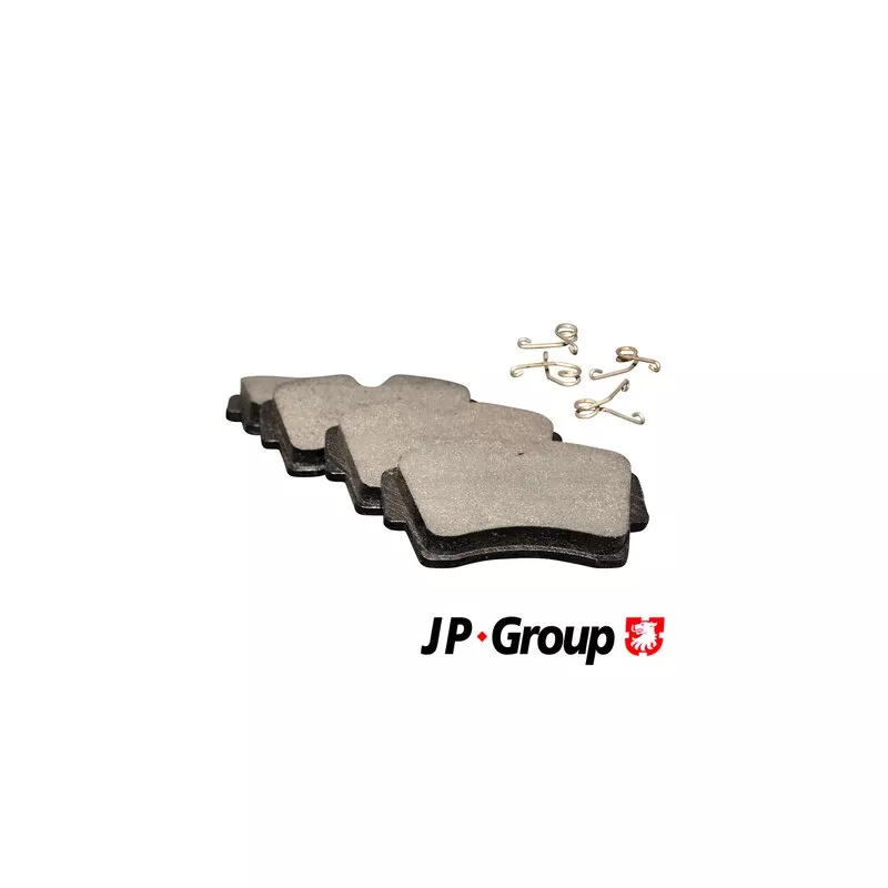 Jeu de 4 plaquettes de frein avant JP GROUP 1263601510
