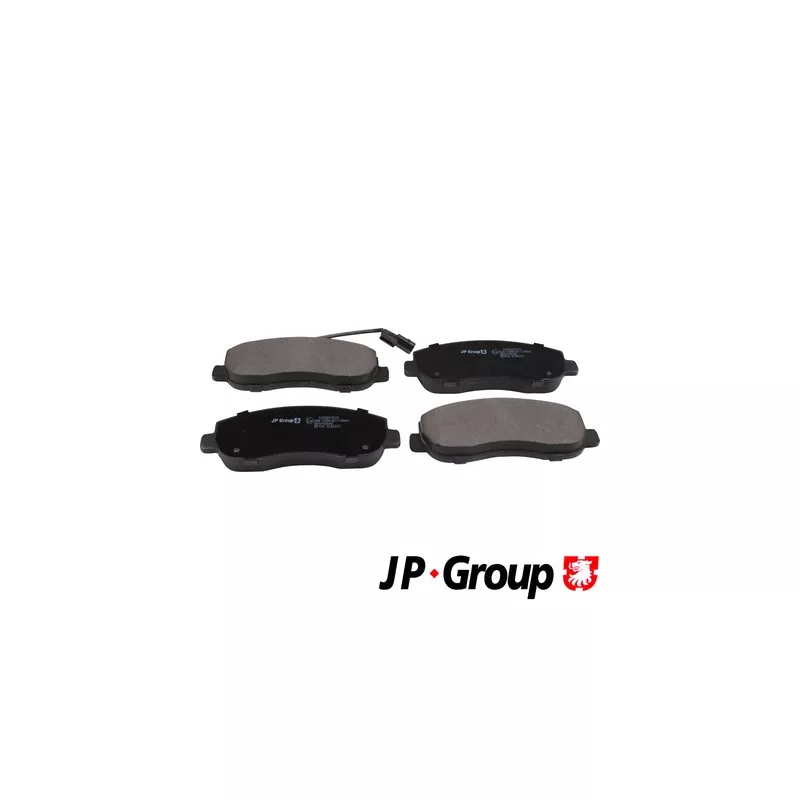 Jeu de 4 plaquettes de frein avant JP GROUP 1263607510