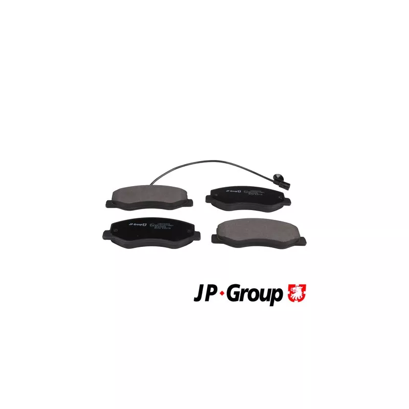 Jeu de 4 plaquettes de frein arrière JP GROUP 1263701910