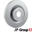 Jeu de 2 disques de frein avant JP GROUP 1363103600 - Visuel 1