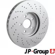 Jeu de 2 disques de frein avant JP GROUP 1363103900 - Visuel 2