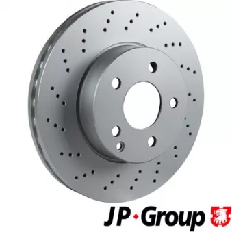 Jeu de 2 disques de frein avant JP GROUP 1363105600