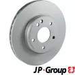 Jeu de 2 disques de frein avant JP GROUP 1363106400 - Visuel 1