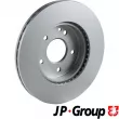 Jeu de 2 disques de frein avant JP GROUP 1363106400 - Visuel 2