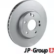 Jeu de 2 disques de frein avant JP GROUP 1363106600 - Visuel 1