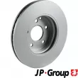 Jeu de 2 disques de frein avant JP GROUP 1363106600 - Visuel 2