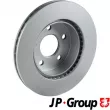 Jeu de 2 disques de frein avant JP GROUP 1363106700 - Visuel 2
