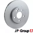 Jeu de 2 disques de frein avant JP GROUP 1363107100 - Visuel 1